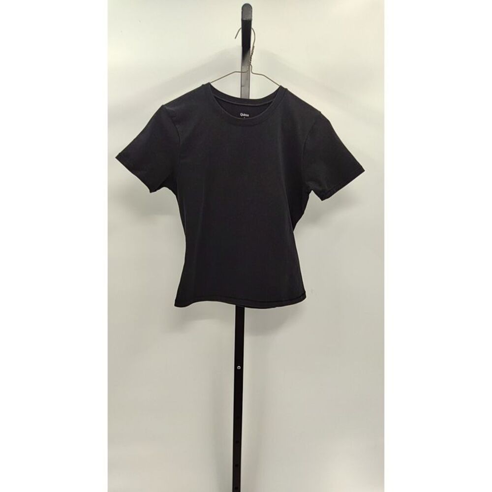 Quince Women Flowknit Breeze Tee Black S